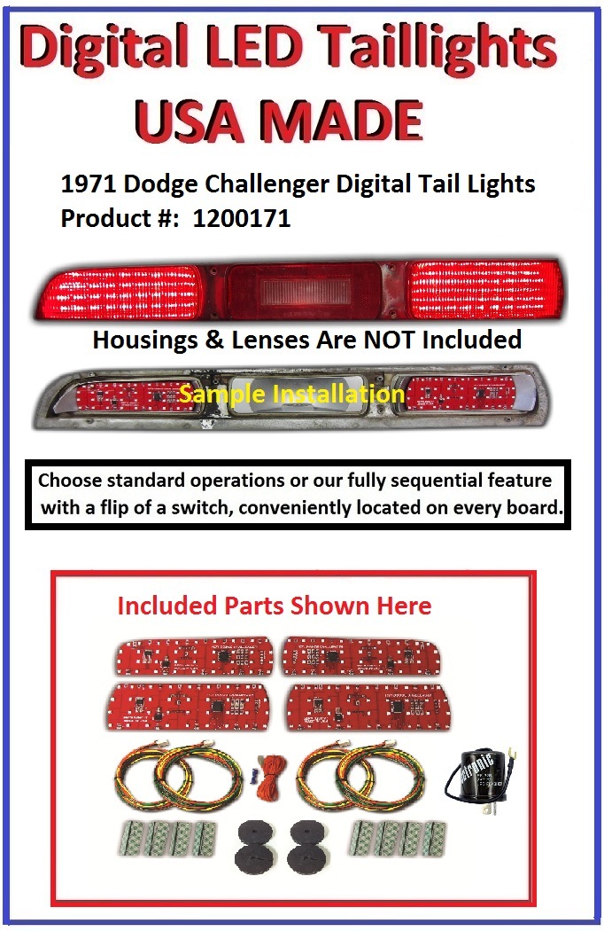 dodge challenger sequential tail lights
